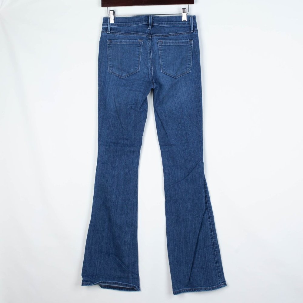 Loft Flare Denim Jeans Mid Rise Size 26/2 - Picture 4 of 6